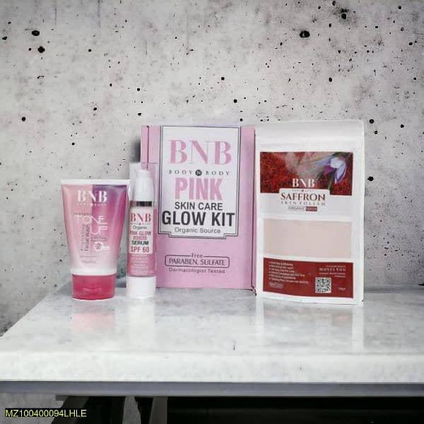 BNB Pink skin care glow Kit 1