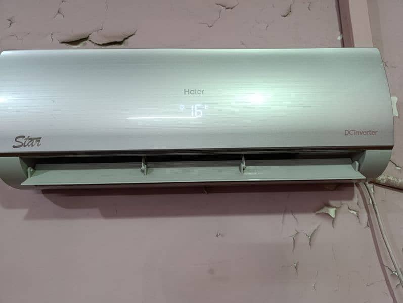 Haier 1.5 ton Dc inverter Ac Star edition (silver) wifi 1