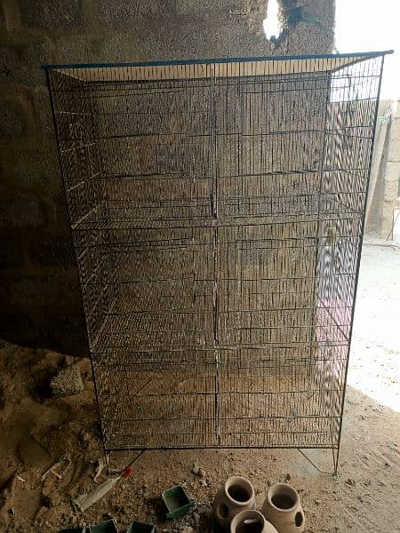 6 portions cage heavy material no damage 2