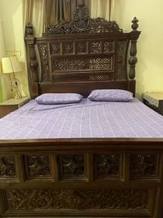 Big bed for sell woodan bed 03422297366