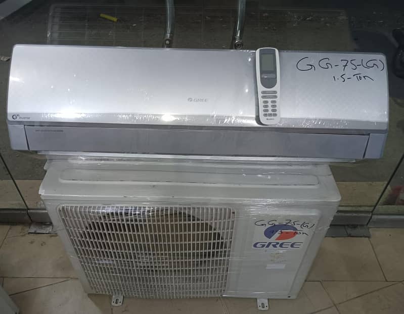 Gree 1.5 ton Dc inverter GG75G (0306=4462/443) awsuum  Ssset 0