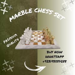 Onyx Chess set / Handmade Marble chess board