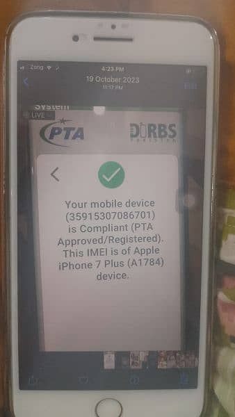 Iphone 7plus 128gb PTA Approved 4