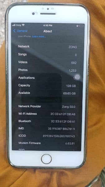 Iphone 7plus 128gb PTA Approved 6