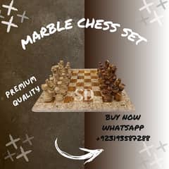 Marble Fancy chess set / Chess board / Chess pieces