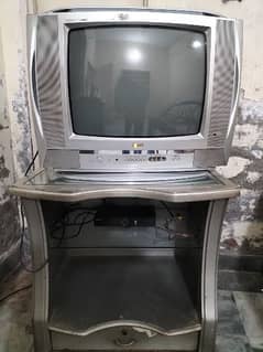 LG TV with trolly