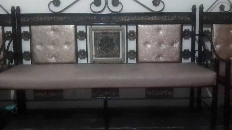 wrought iron sofa 5 seater 1