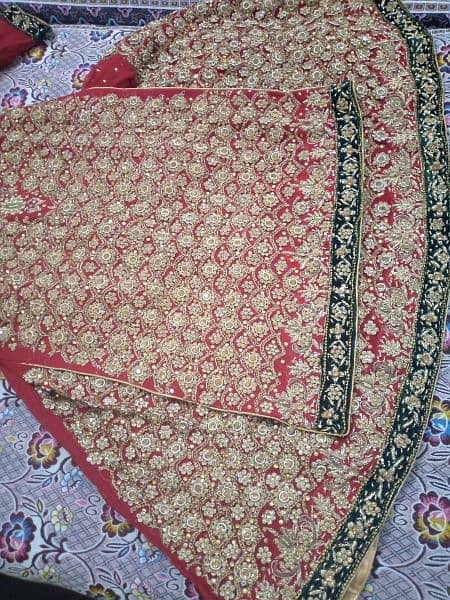 stitched full heavy stone work bridal lehnga 0