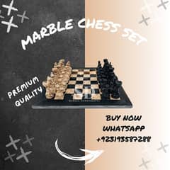 Marble chess set / Handmade Chess Board / Marble Chess board