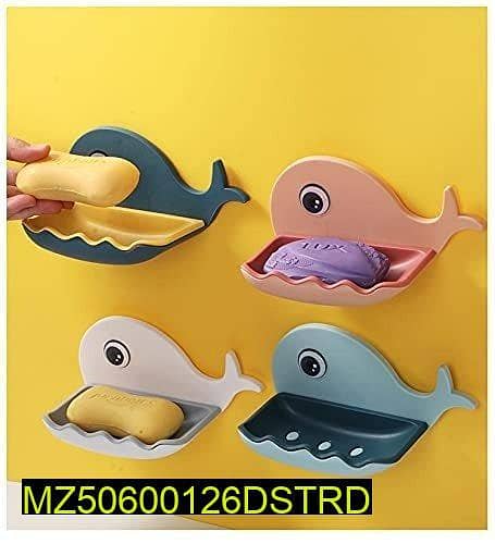 Fish style bathroom soap holder 2