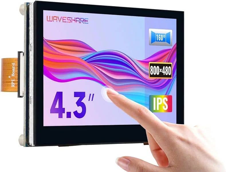 4.3 inch QLED Touch Screen, DSI Display 4