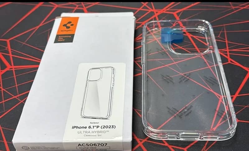 Spigen Ultra Hybrid for iPhone 15 Pro Case Crystal Clear ACS06707 1