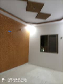3 bed dd brand new west open first floor portion available for rent at azizabad 0