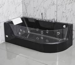 freestanding tubs and jacuuzi  in black blue and white  color