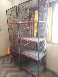 2 big cage 16 eating box 4 breeding box, softfood 8. size 2 x1.5x1.5