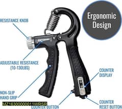 Hand gripper with tracker