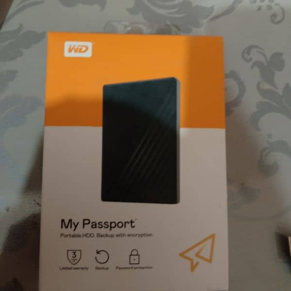 WD My Passport USB 3.0 500GB EXTERNAL HARD DRIVE 2