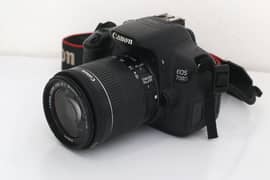 canon 700d with 18-55 lens