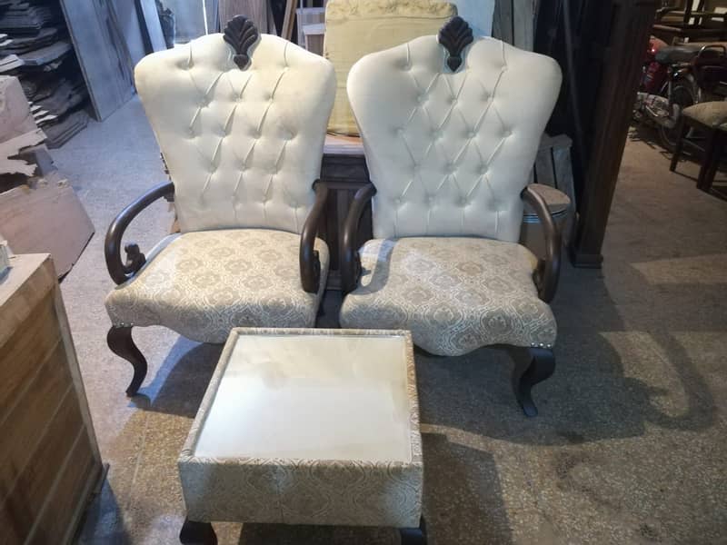 Chair / Poshish Chair / Sofa Poshish /Bed Room Chair/Wooden chair Sofa 11