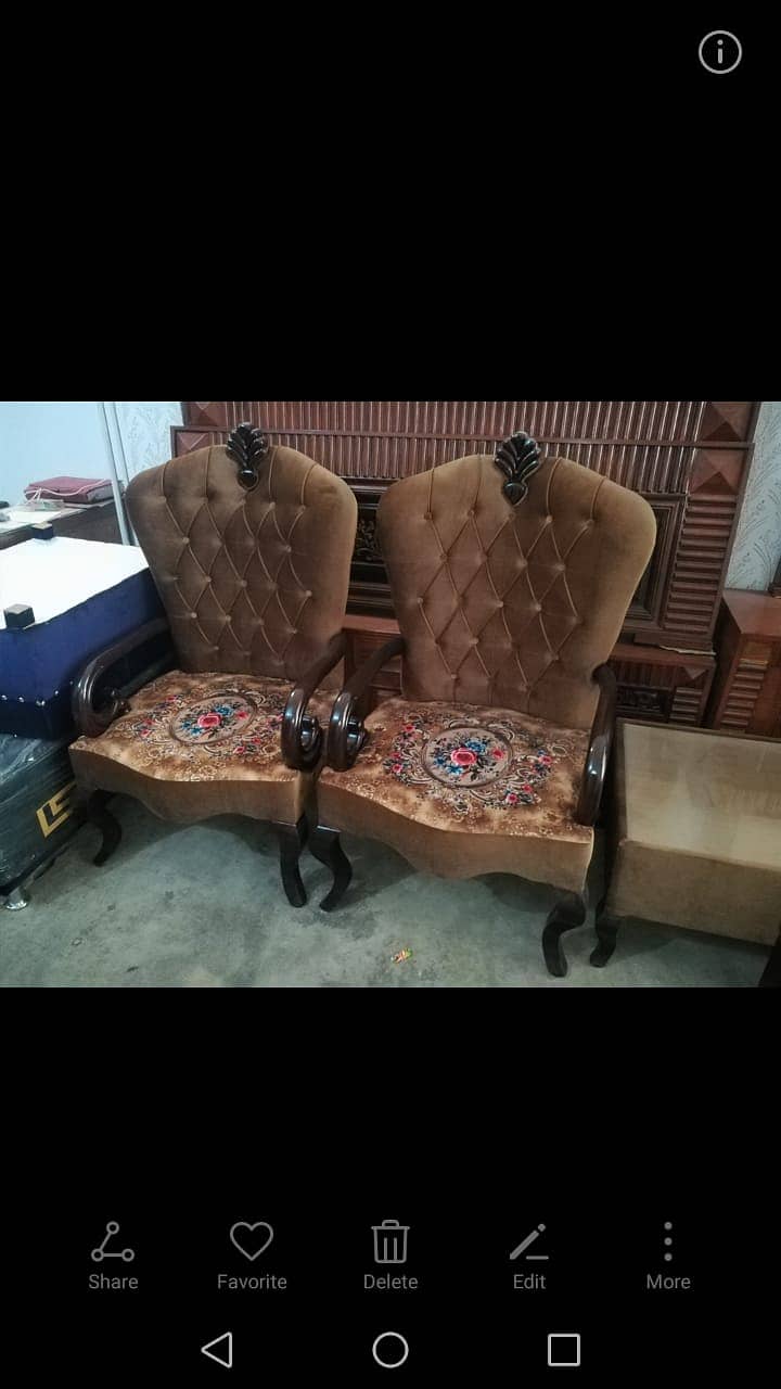 Chair / Poshish Chair / Sofa Poshish /Bed Room Chair/Wooden chair Sofa 12