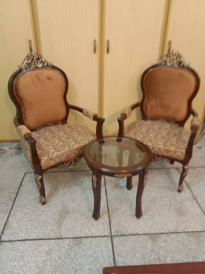 Chair / Poshish Chair / Sofa Poshish /Bed Room Chair/Wooden chair Sofa 13