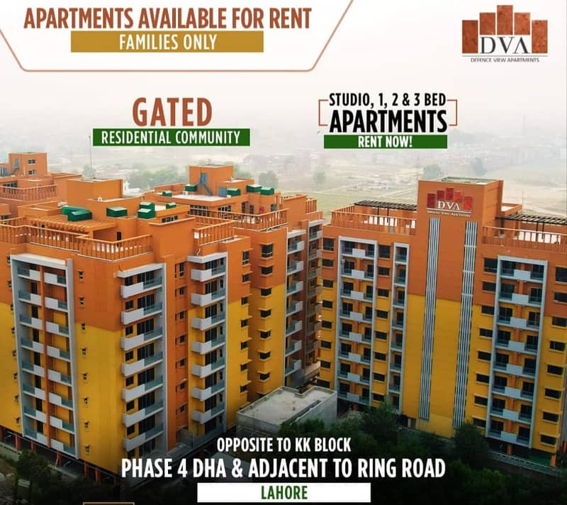 2 Bedrooms Apartment Available For Rent In Defence View Apartments | DHA Phase 4 13