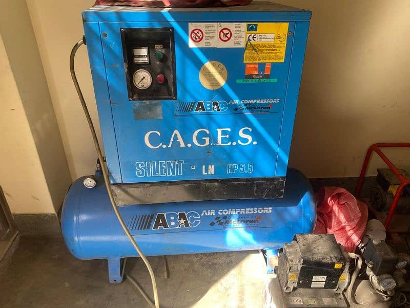 air compressor super silent import from England made in Italy 1
