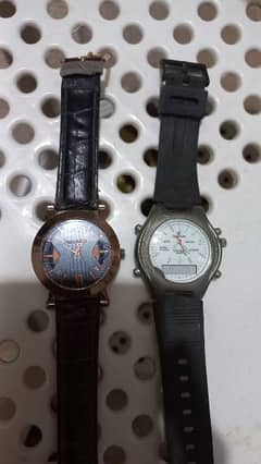 2 unused watches Casual Men good condition only need cell ok working