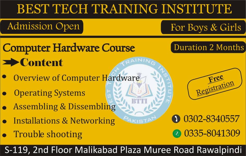 Professional Computer /IT Course Training in Rawalpindi o319-6957o72 4