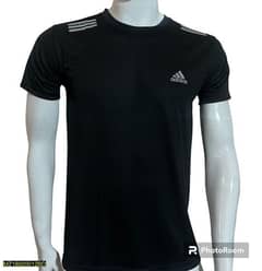 1 pes polyester plain T-shirt ( free home delivery)