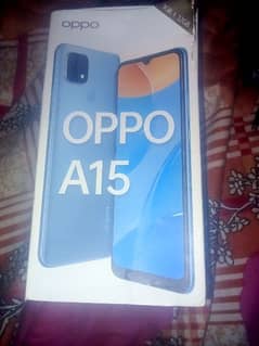 OppoA15 With Box and charger ,