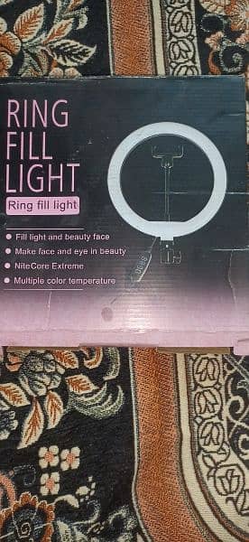 Ring light with stand argent sell 8