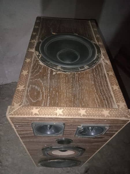 Fidek speaker 8+8 inch heavy Bass Box 2
