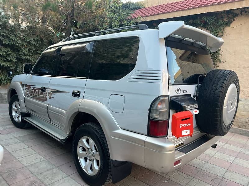 Prado tx 1999 super white camel interior 2