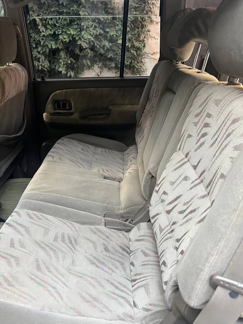 Prado tx 1999 super white camel interior 11