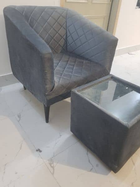 One seater comfortable SOFA with TABLE 2