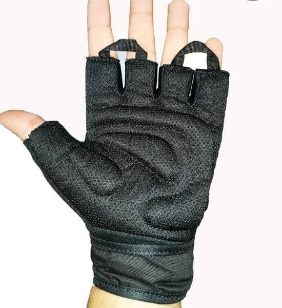 Half Finger less Gloves For Gym | Best Quality 2