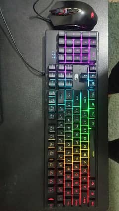 Metal gaming keyboard and Mouse , Ibuy power