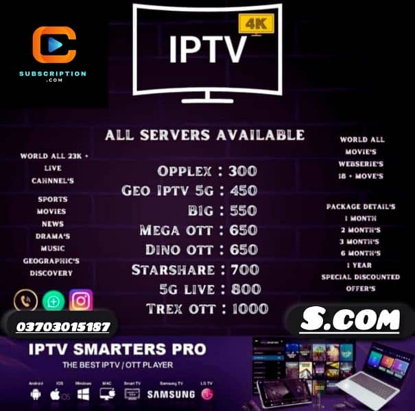 iptv packages 0