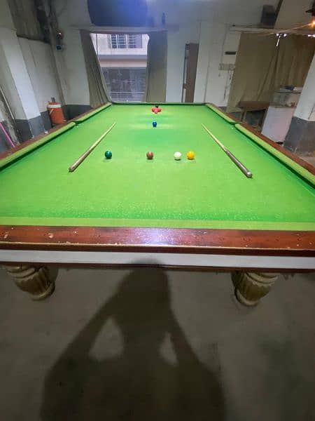 2 snooker Table 1 billiard 8