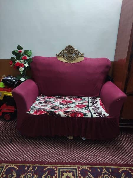 2 seater Taj sofa with two cushions 3