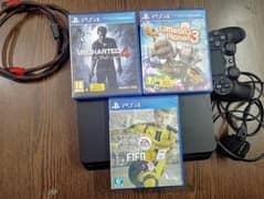 Ps4 slim 500 gb sealed pack with 3 titles