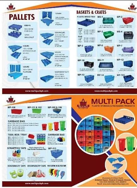 Storage Basket | Plastic Tray | Plastic Pallets | Industrial Storage 1