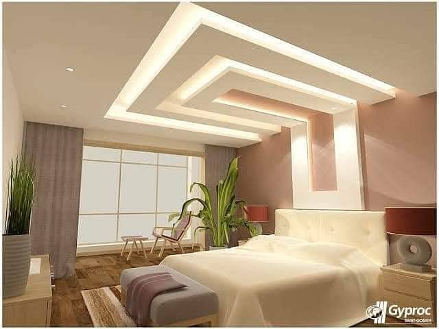 Ceiling/Gypsum Tiles/POP Ceiling/Office Ceiling 2 by 2 9