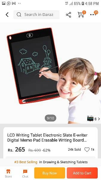 LCD Writing Tablet For Kids. . New digital writing tablet 3
