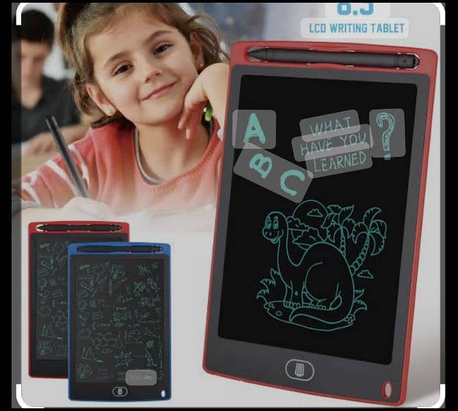 LCD Writing Tablet For Kids. . New digital writing tablet 6