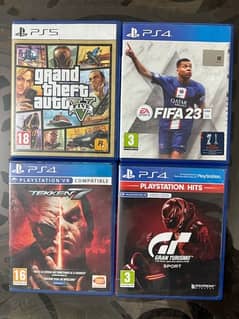 Ps4/Ps5 games for sale 4 discs