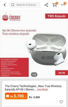Cherry airpods AP-06