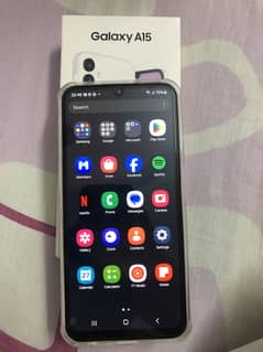 Brand new Samsung A15 for sell, specs 8/256 only 4 days used