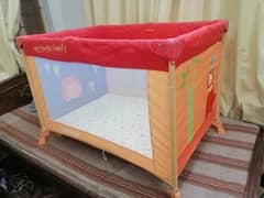 Mother Care Baby Bed / Play land / Folding Baby Cot, Imported